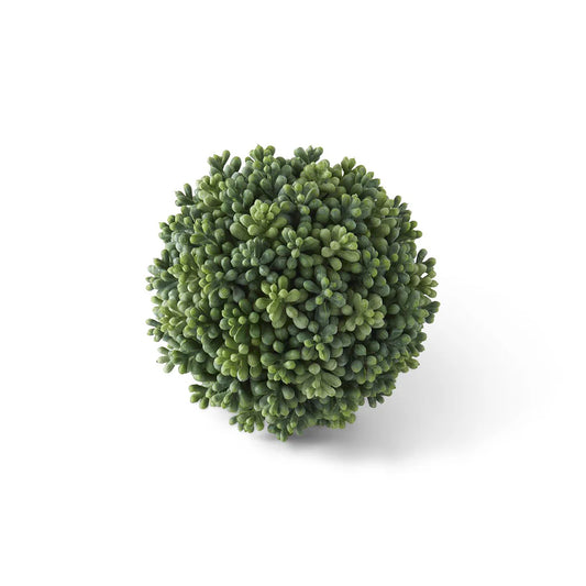 Floral Berry Seed Ball 5" Green