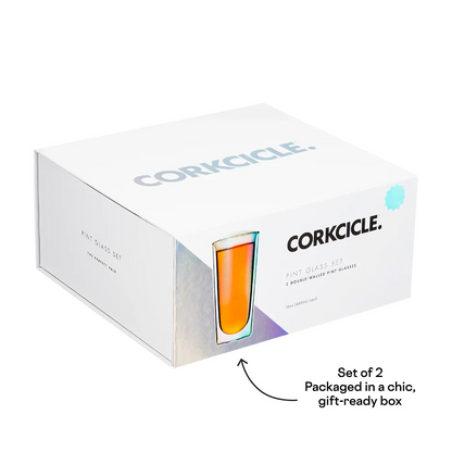 Prism Pint Glass Set