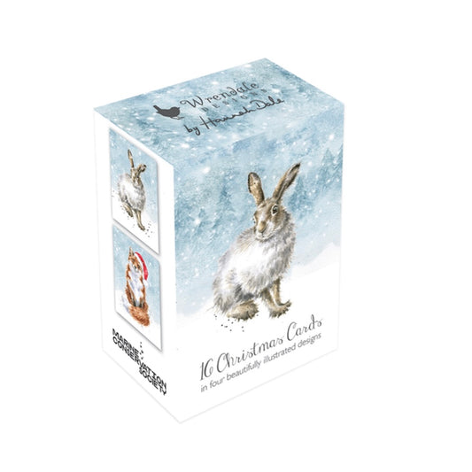 Charity Mini Boxed Card Set - Hare Fox Owl Stag