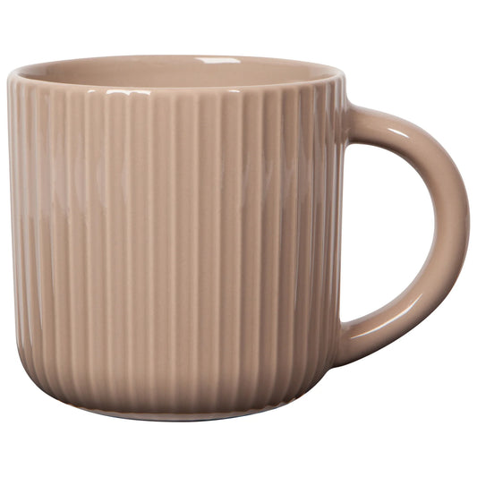 Fluted Stoneware Mug – Driftwood (22 oz)