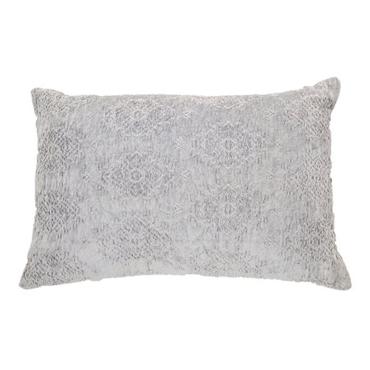 Toro Grey Oblong Pillow 16 x 24