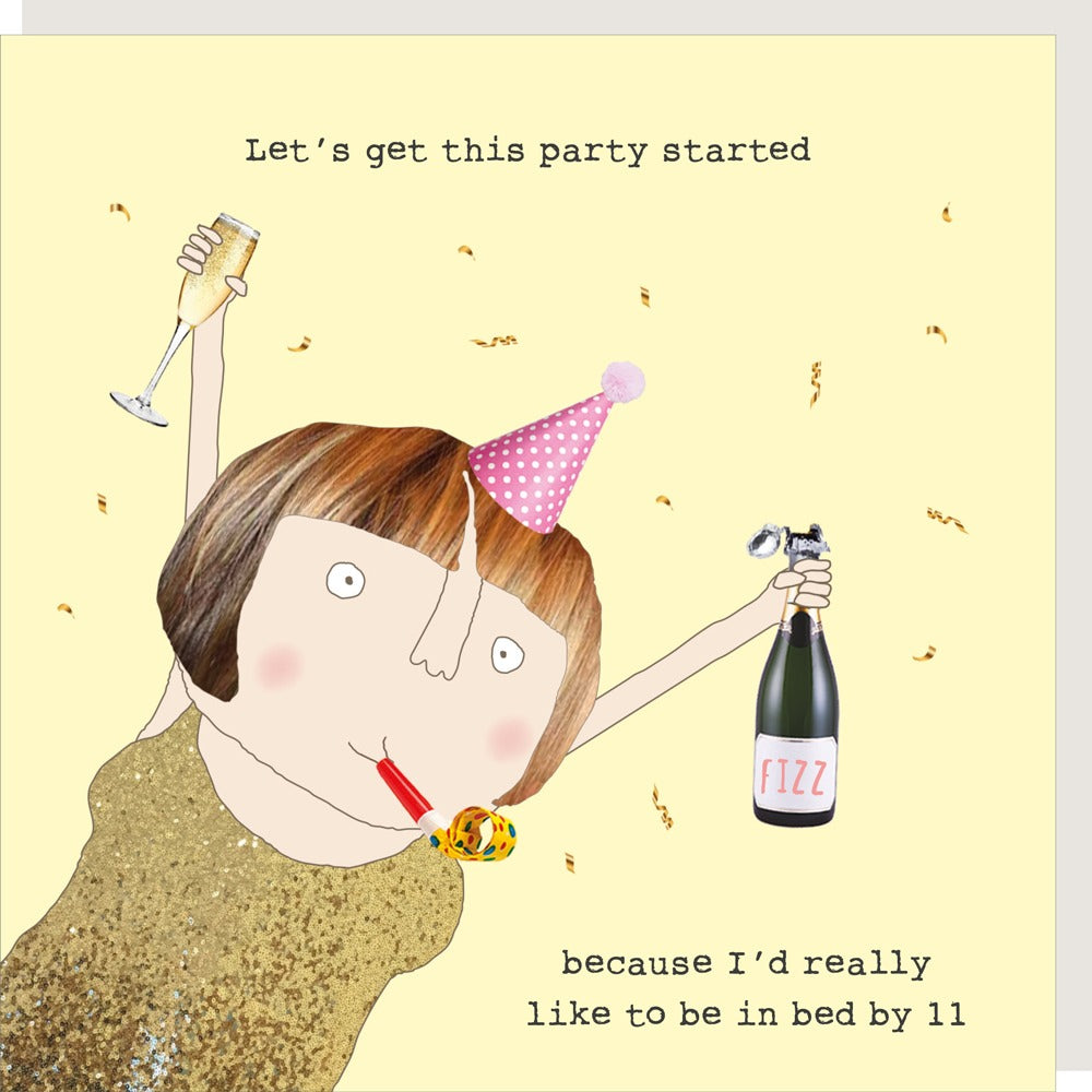 Party Started Birthday Card