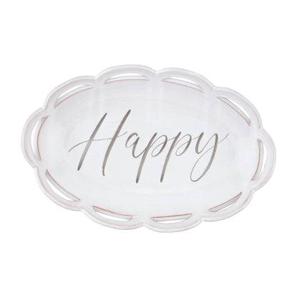 Scalloped Happy Bowl