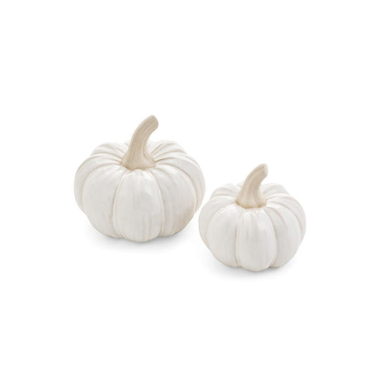 White Porcelain Pumpkin
