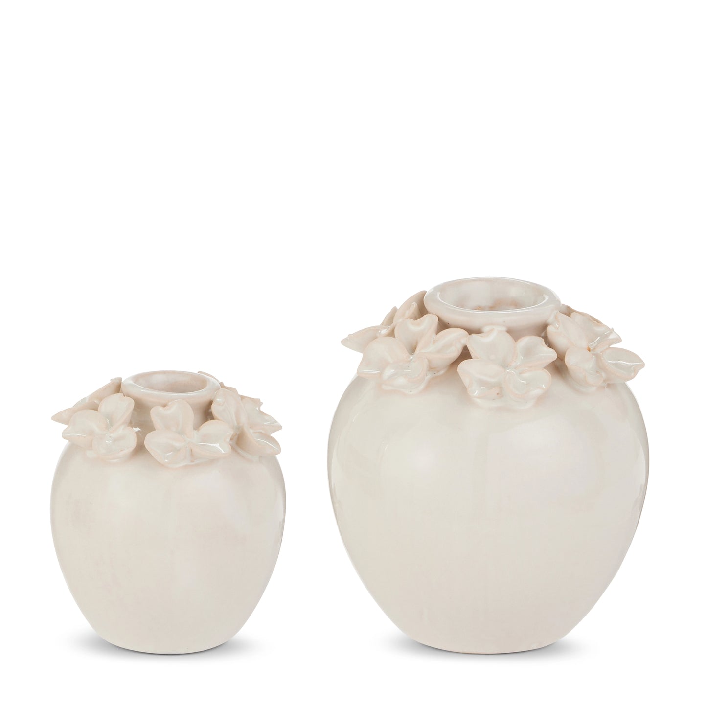 White Floral Vase