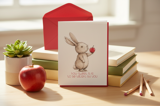 How Sweet it Is Teacher Card