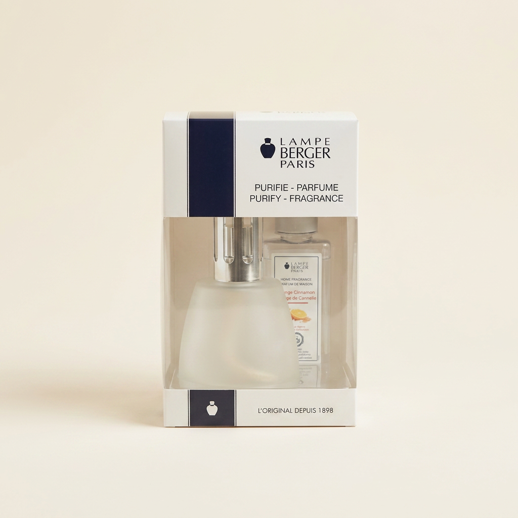 Cocoon Frosted White Fragrance Lamp Gift Set