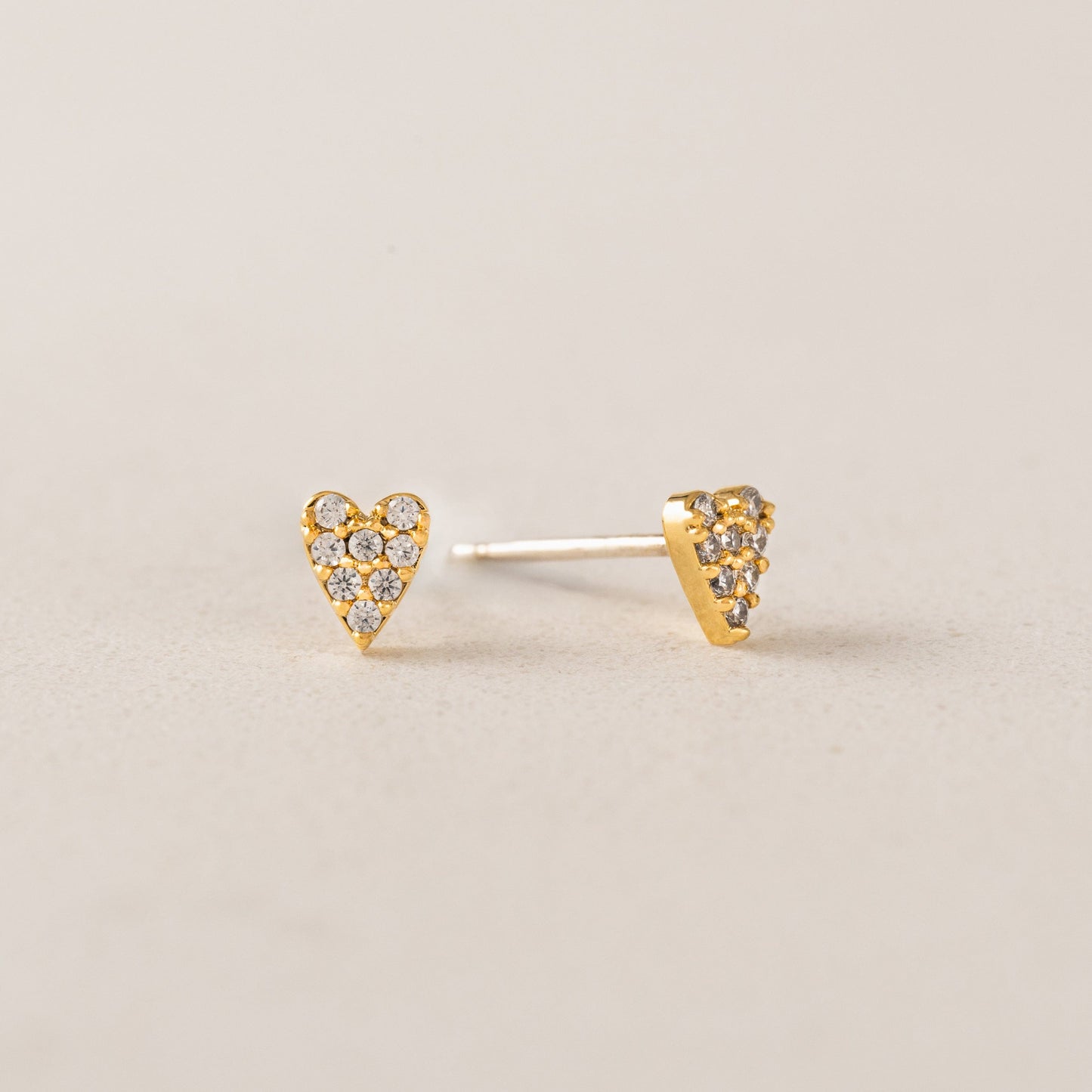 Flutter Stud Earrings - Gold