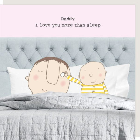 Sleep Fathers Day Card