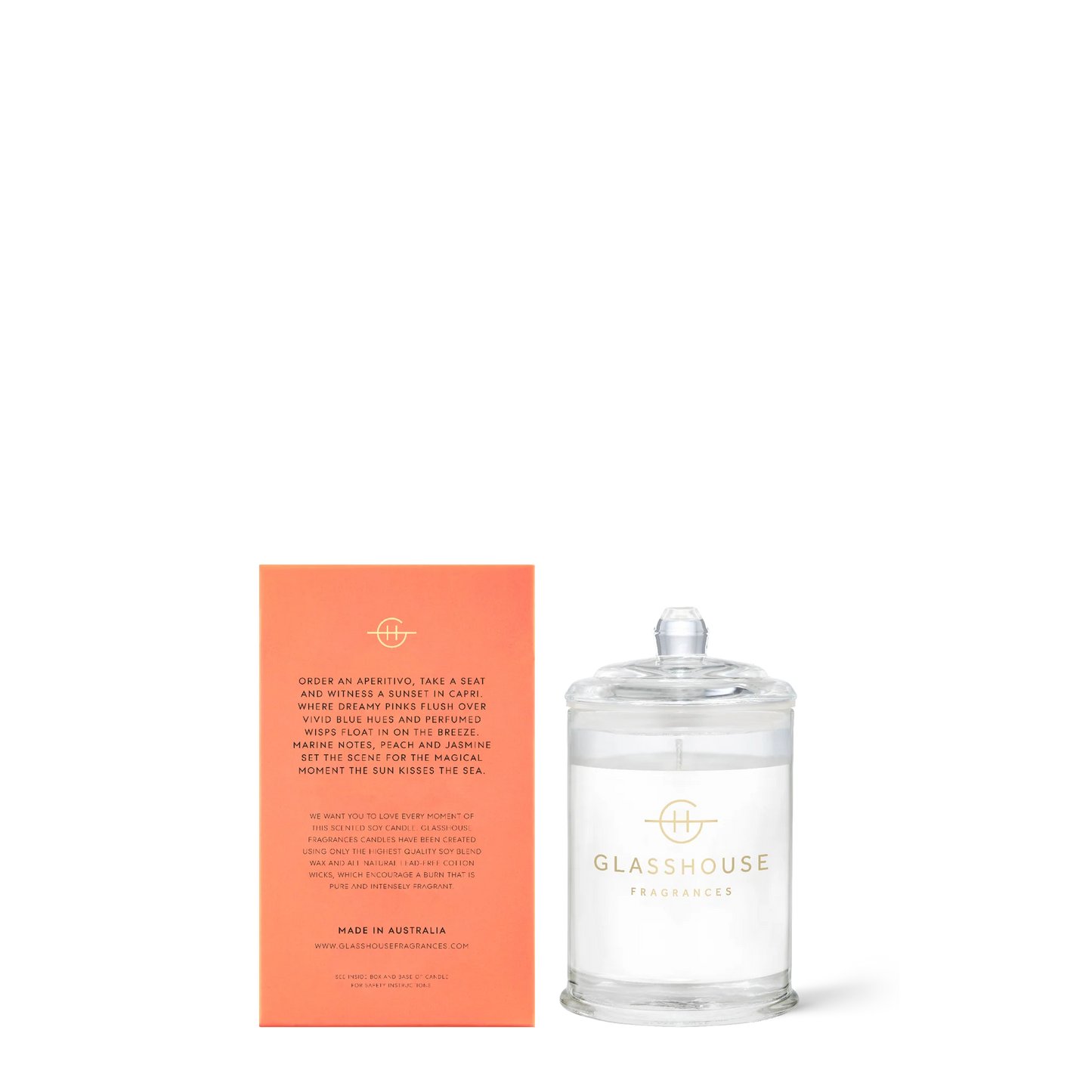 Sunsets In Capri Candle