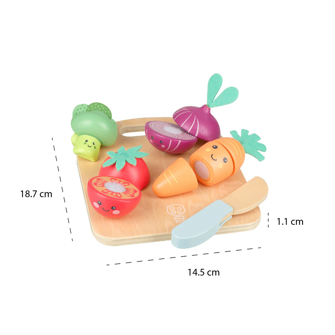Happy Veggies Chopping Board