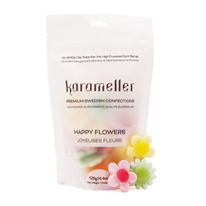 Happy Flowers Swedish Candy - 125g Bag