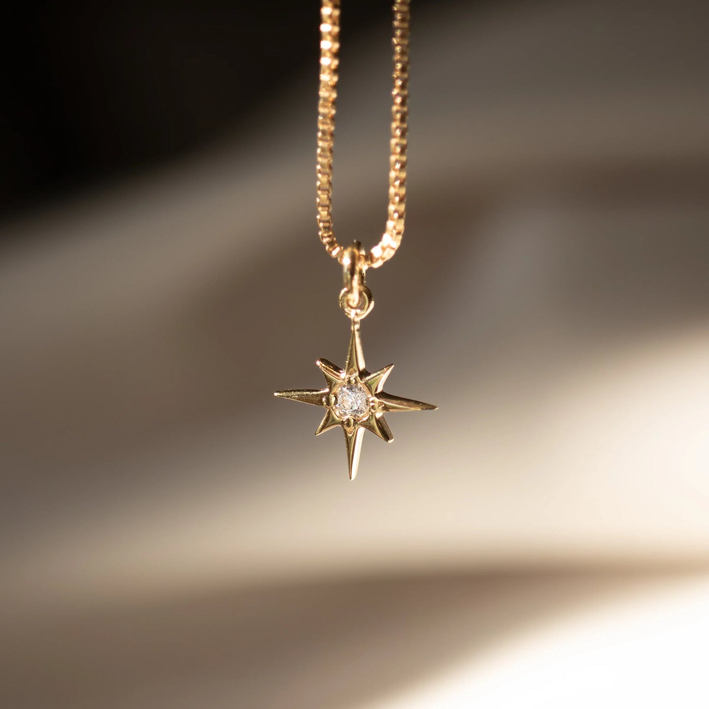 North Star Necklace - Gold