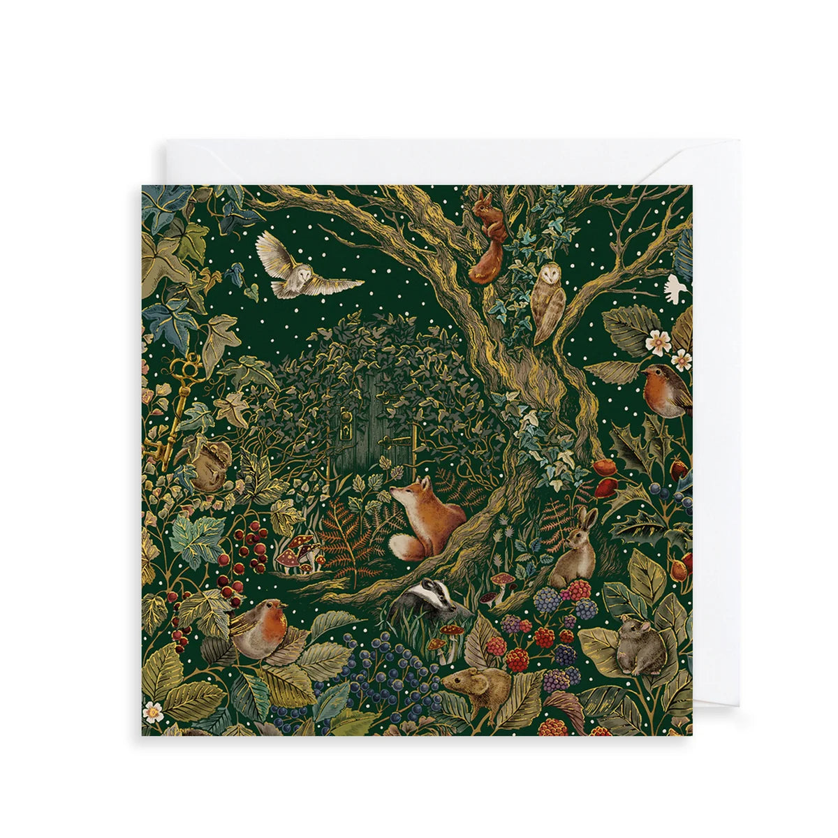 Forest Animals, Set of 8 Luxury Christmas Cards