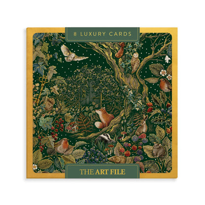 Forest Animals, Set of 8 Luxury Christmas Cards