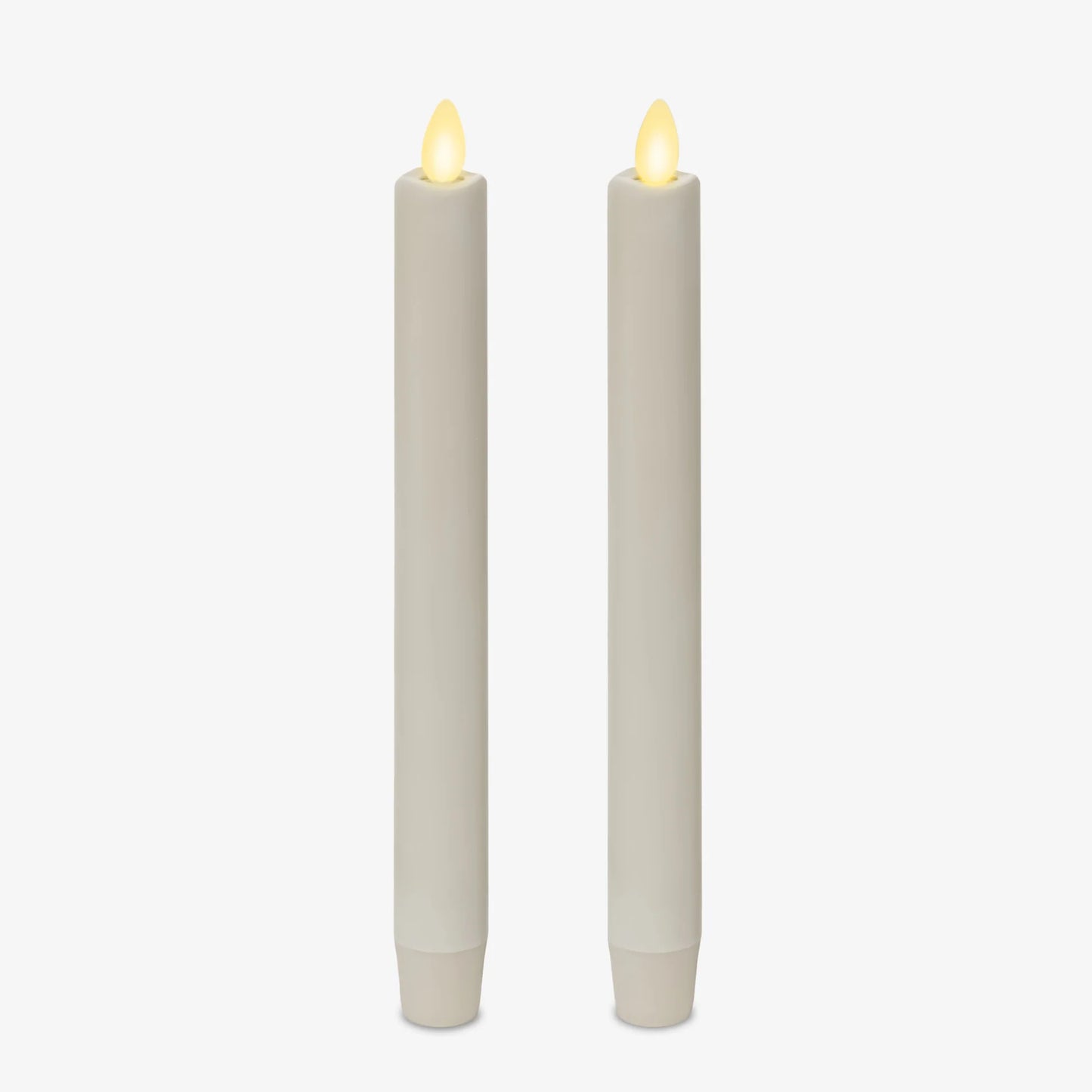 Luminara White Set of 2 Flameless LED Candle Tapers (1 x 9.5 inch)