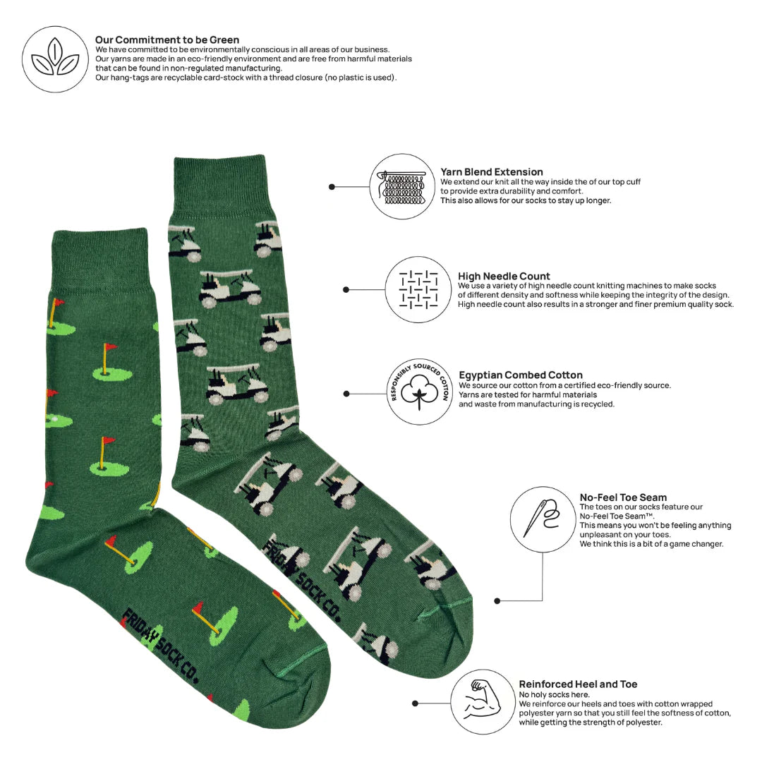 Men's Golf Cart & Golf Socks