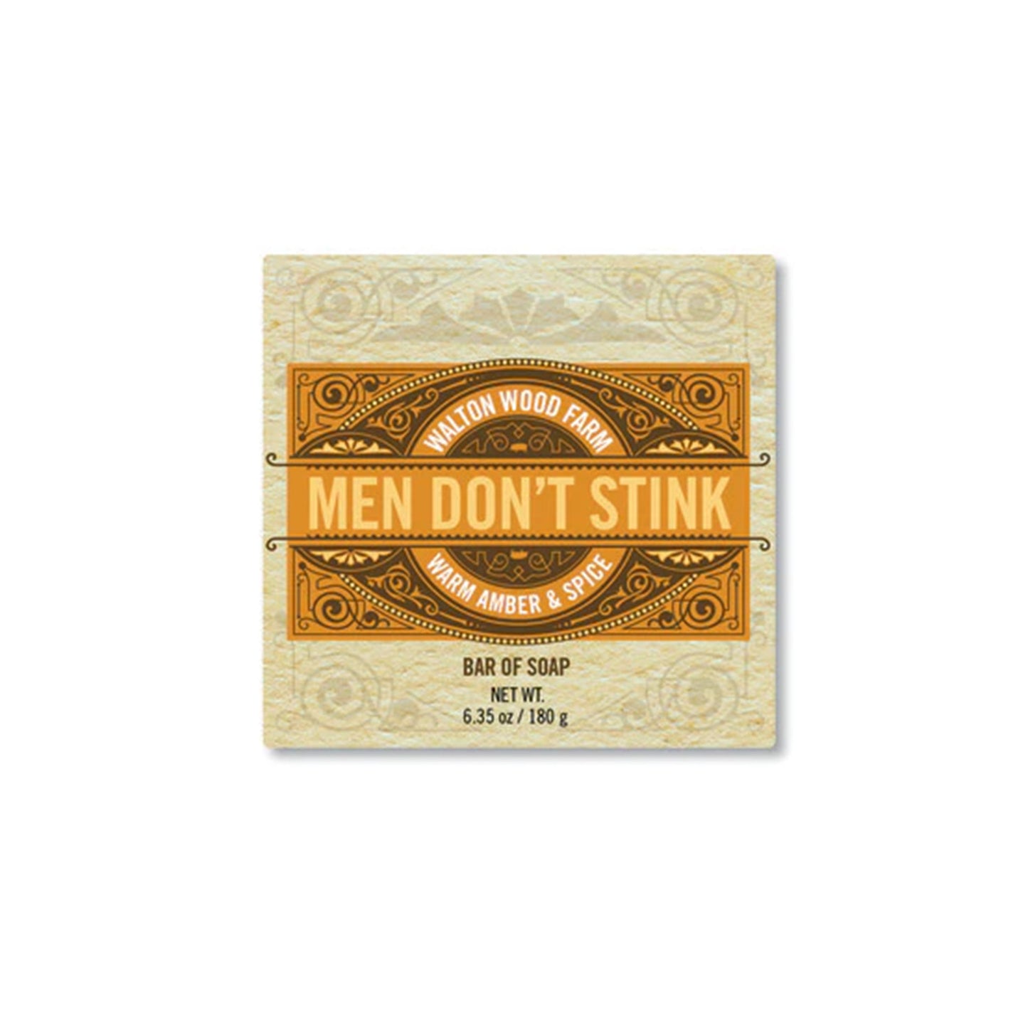 Men Don't Stink - Warm Amber & Spice 6.35oz Bar