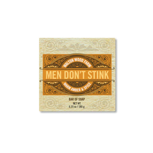 Men Don't Stink - Warm Amber & Spice 6.35oz Bar