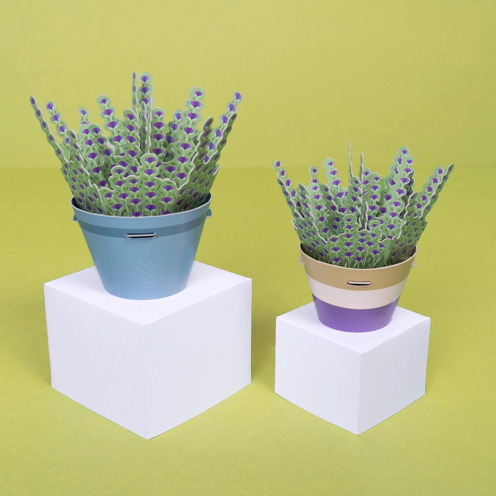 lavender plant kit DIY Mini Paper Lavender Plant