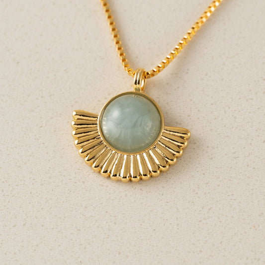 Moonpetal Pendant Necklace