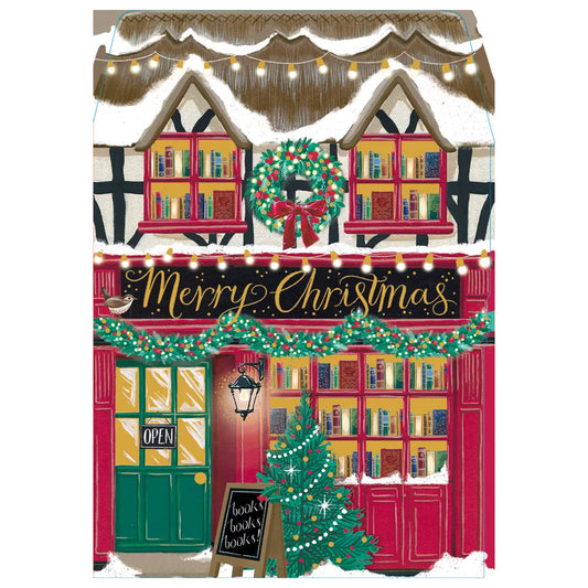 Book Store Merry Christmas Card