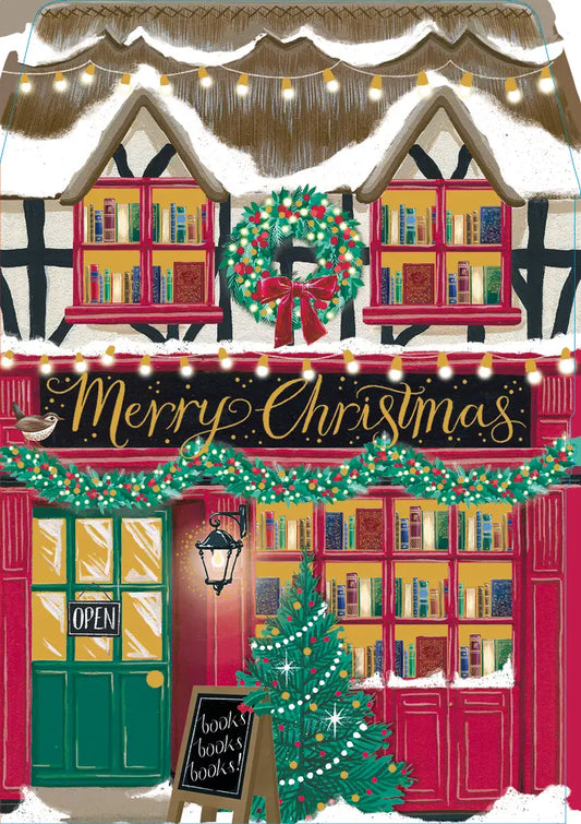 Book Store Merry Christmas Card