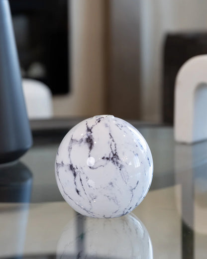 Neva Vase White Marble