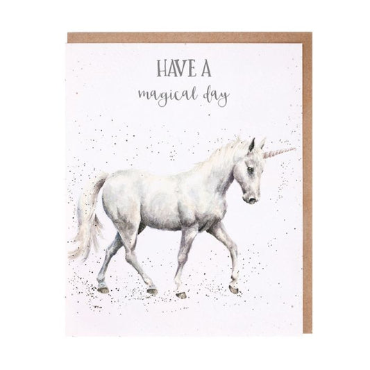 Birthday 'Magical Day' Unicorn Single Card