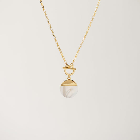 Oasis Toggle Necklace - White