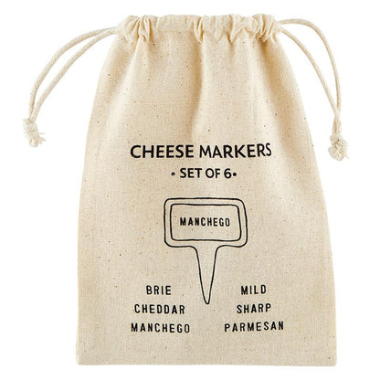 Ceramic Cheese Markers - Set of 6