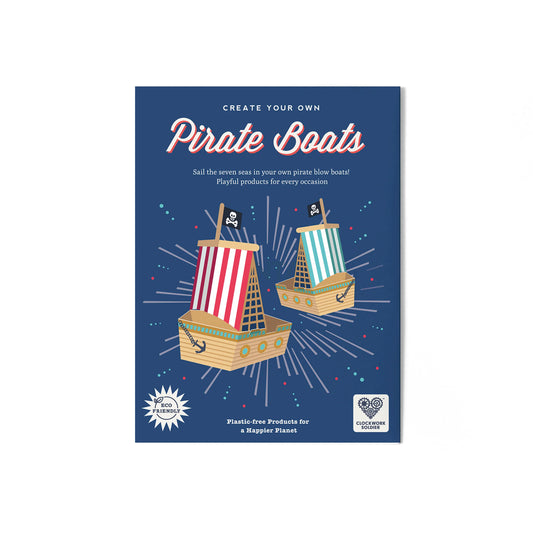 Pirate Blow Boats Paper Craft Kit