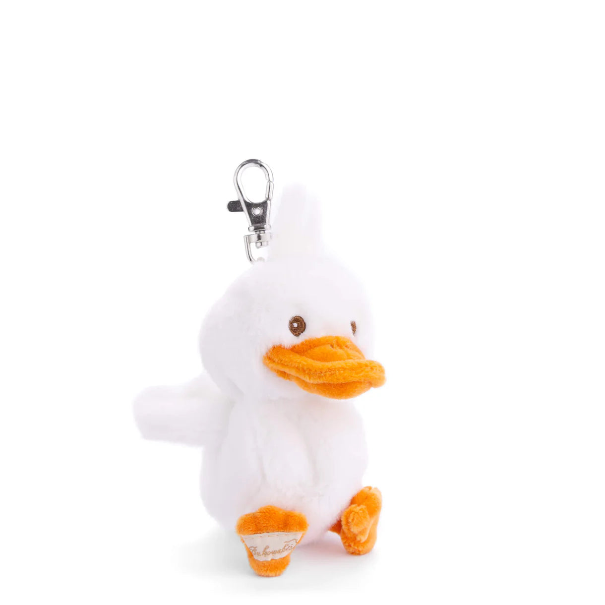 White Quack Bag Charm Keyring