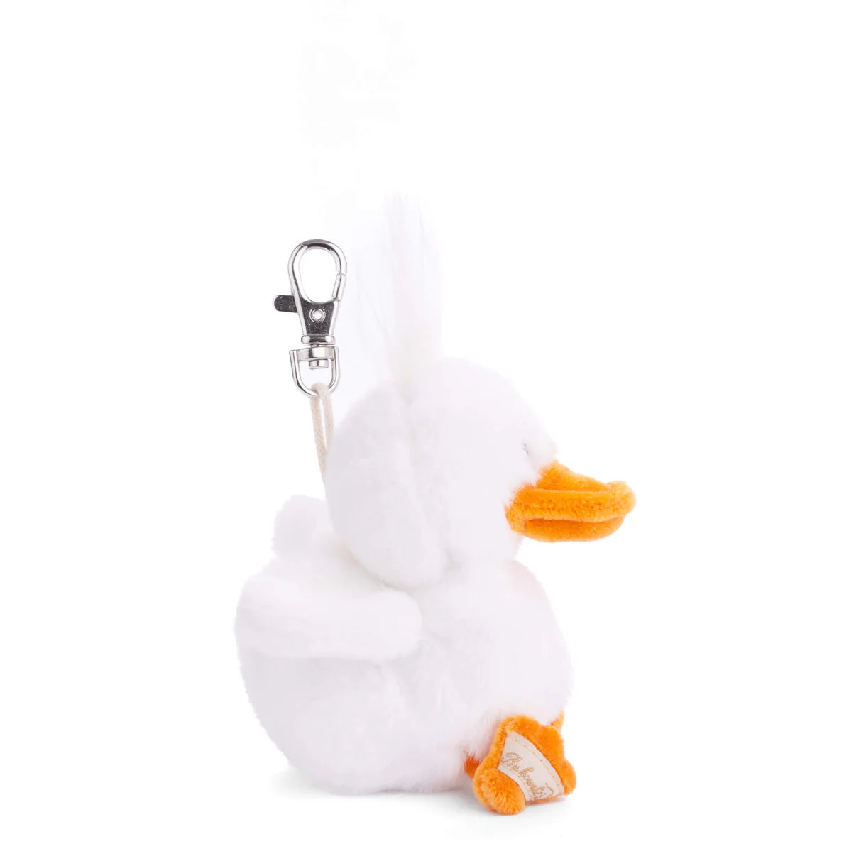 White Quack Bag Charm Keyring