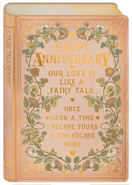 Happy Anniversary Fairy Tale Card