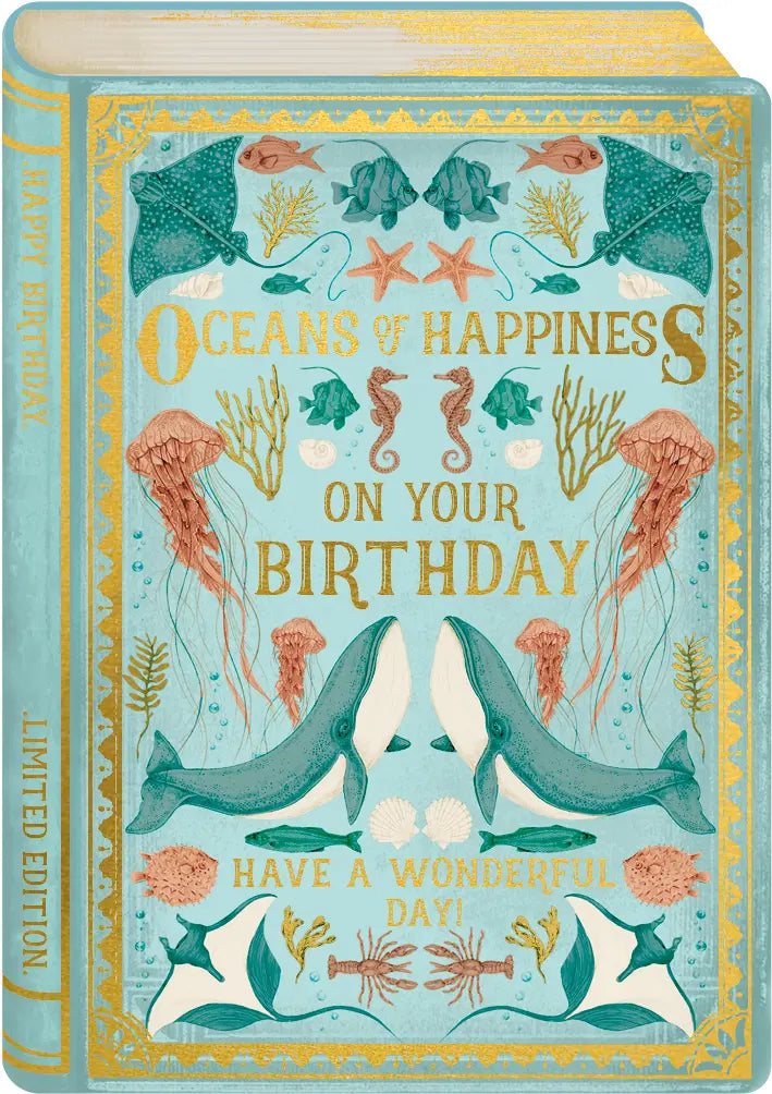 Ocean’s Of Happiness Birthday Card