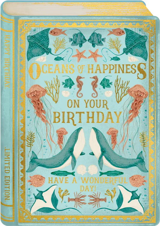 Ocean’s Of Happiness Birthday Card