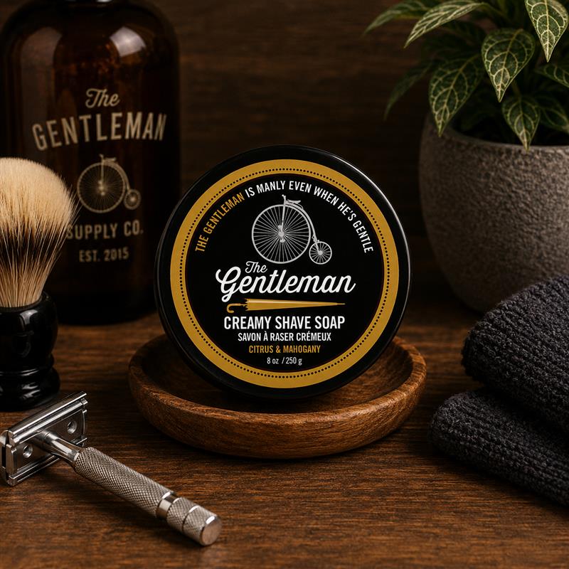 Creamy Shave Soap - The Gentleman