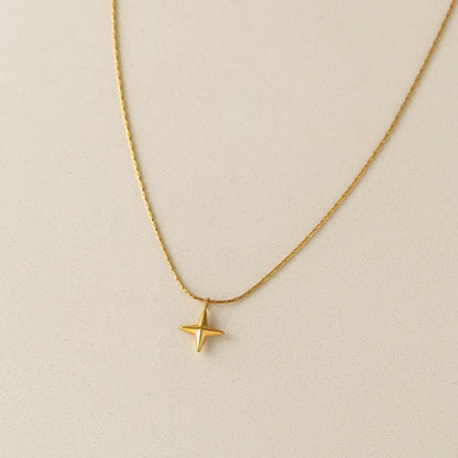 Lovers Tempo Starboard Gold Star Charm Necklace