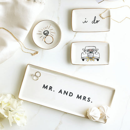 Ceramic Tray - Mr. And Mrs.