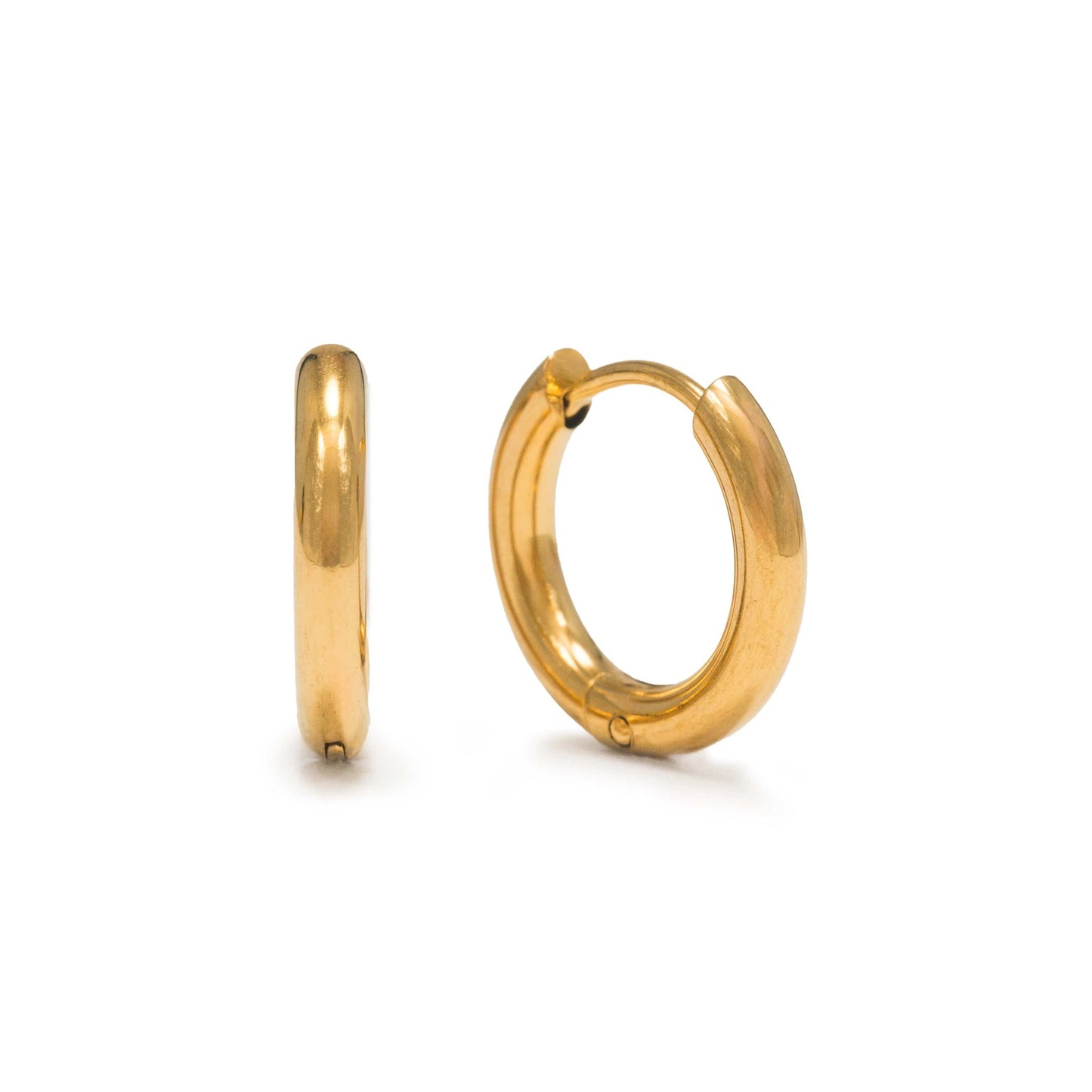Tube 15mm Hoop Earrings