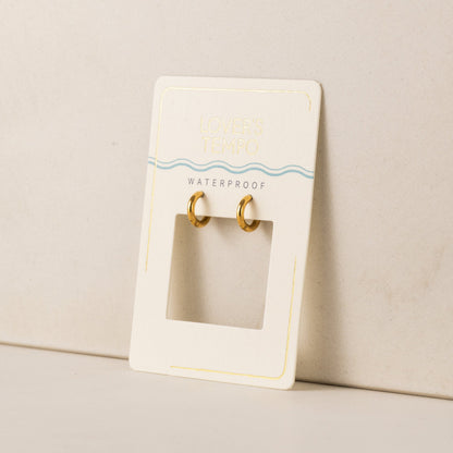 Tube 10mm Huggie Hoop Earrings