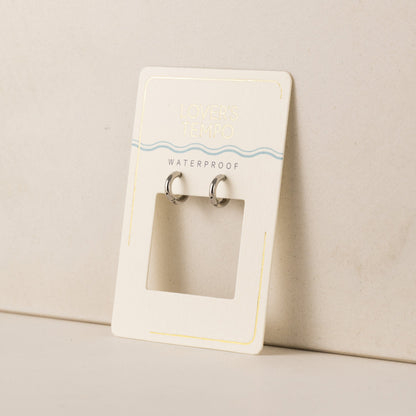 Tube 10mm Huggie Hoop Earrings