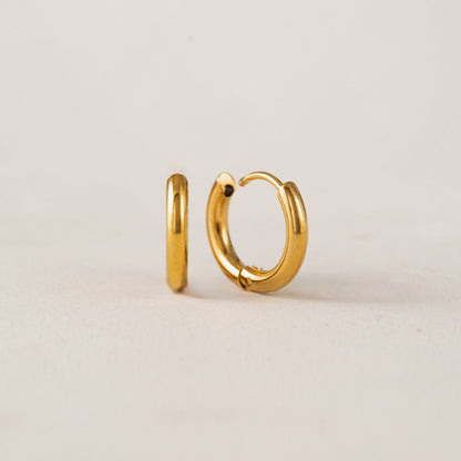 Tube 15mm Hoop Earrings