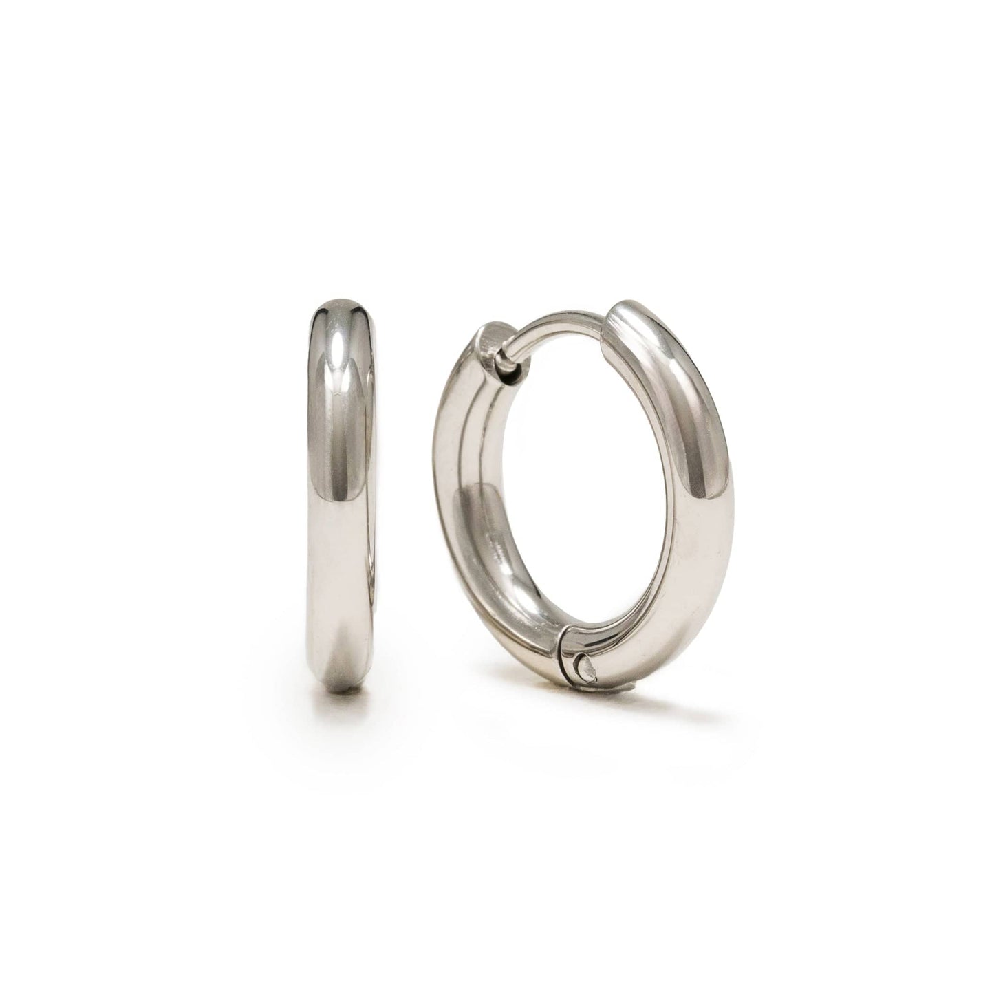 Tube 15mm Hoop Earrings