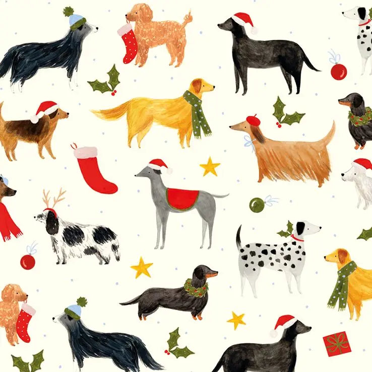 Christmas Dogs - Set of 10 Cards