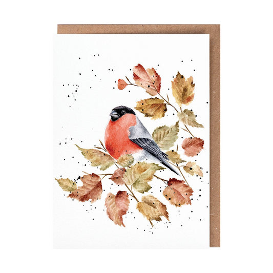 'Bold and Beautiful' Bullfinch Card