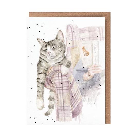 'Lazy Sunday' Cat Card