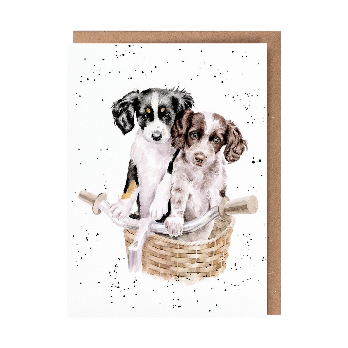 'Paws and Pedals' Dog Card