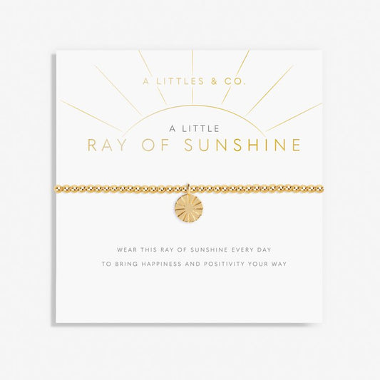A Little 'Ray Of Sunshine' Bracelet In Gold-Tone Plating